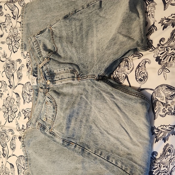 Princess Polly Holly Asymmetric straight leg jeans - Picture 2 of 7